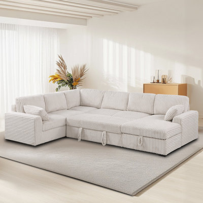 116.5''Transformative Modular Sofa With Multi-Functional Design