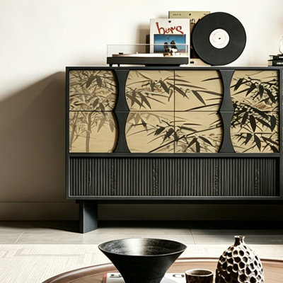 Buffet de style moderne rétro simple