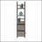 Narrow Bookcase, Brown finish