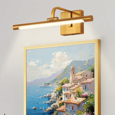 1-Light Dimmable LED Picture Light 3000K/4000K/5000K Adjustable