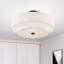 Ashaud Fabric Semi Flush Mount