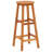 vidaXL Bar Stools, Set of 6, Solid Acacia Wood, Rustic Farmhouse Style, Counter Height Chairs for Kitchen Island, Indoor Outdoor Use, 13.4x13.4x29.9 Inch