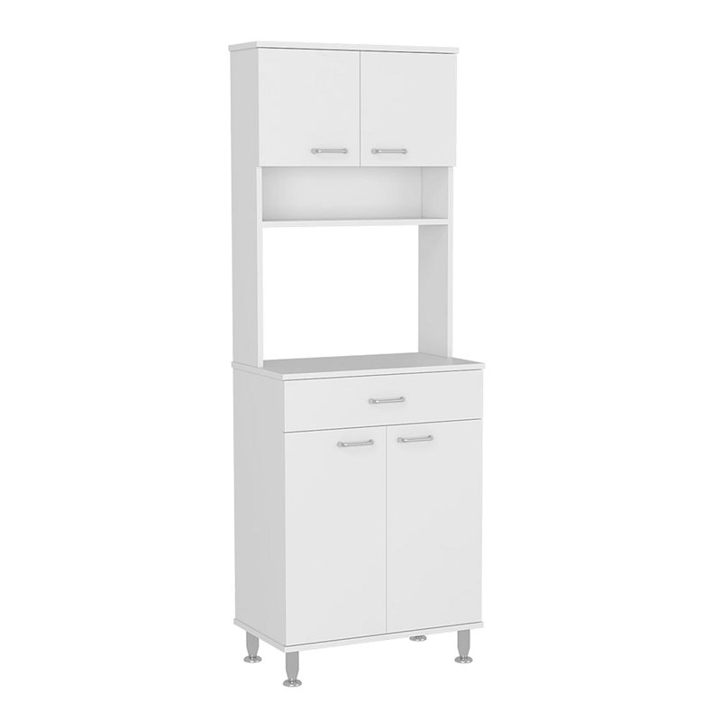 Armoire à double porte Pantry, Blanc