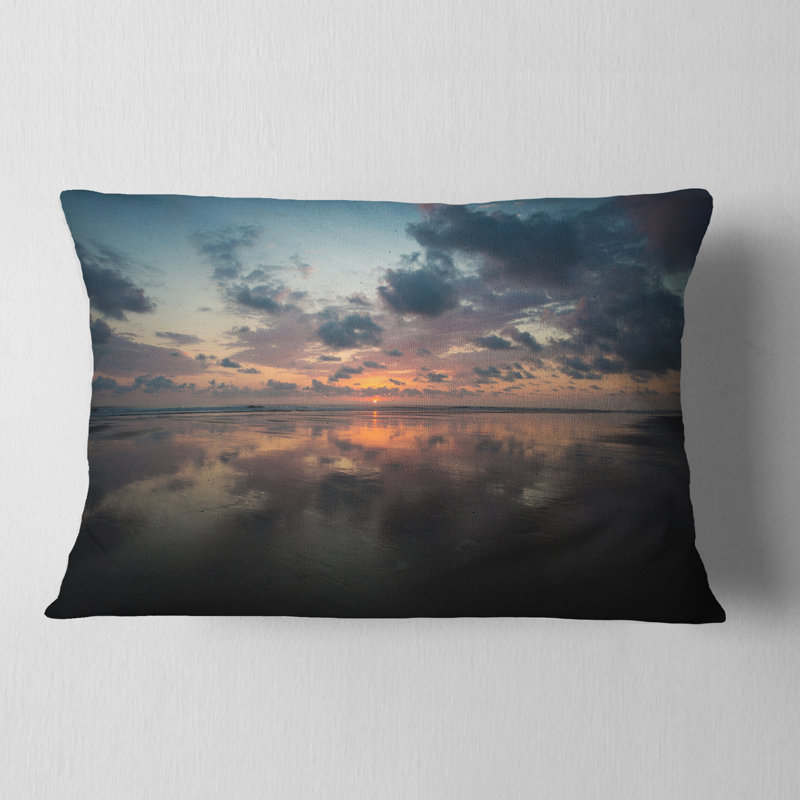 Coussin lombaire avec coucher de soleil et plage matapalo au Costa Rica