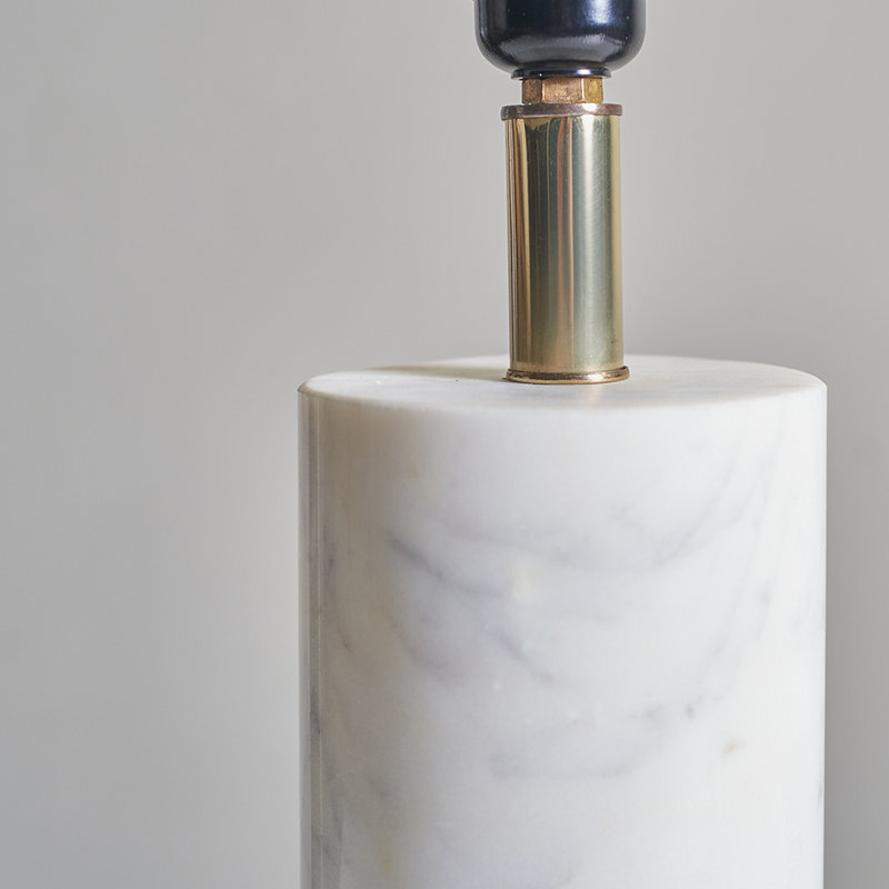 Abelhard 42Cm White Table Lamp Base