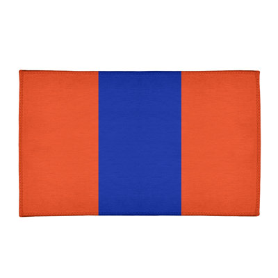 Tapis bleu/orange area