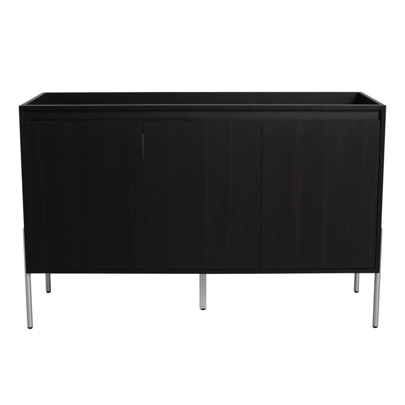 Armoire de salle de bain 48 po - Chêne foncé