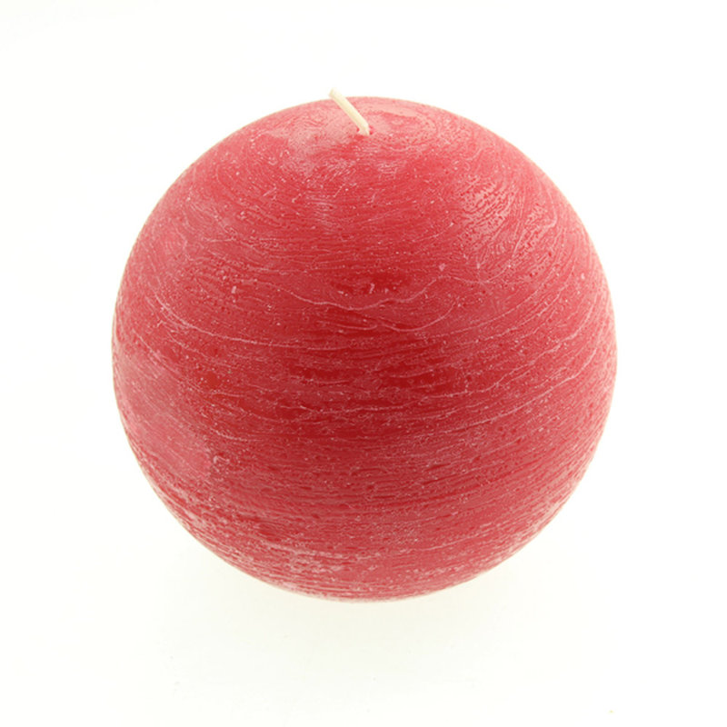 Unscented Designer Candle, Red