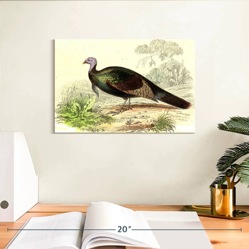 Brampt Wild Turkey, 8" H x 12" W