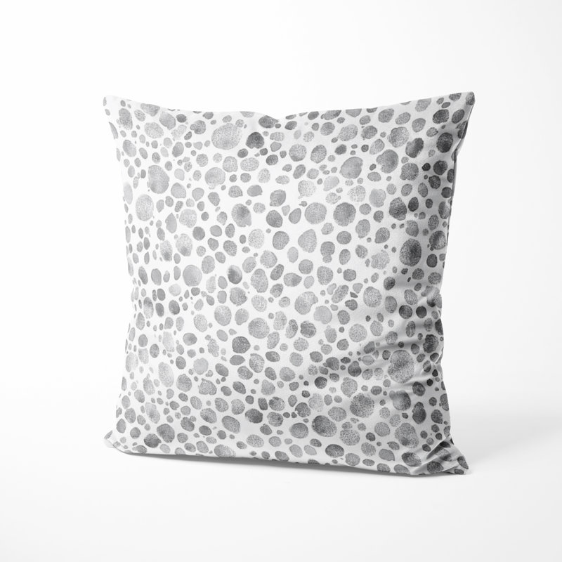 Coussin décoratif abstrait abstrait - Coussin Boho Mandala, H 20 po x l 20 po