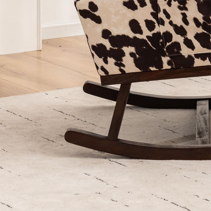 Upholstered Rocking Chair For Living Room