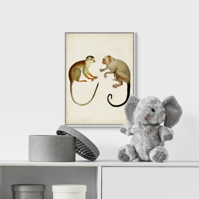 Art sur toile singes pour enfants