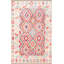 Tapis décoratif multicolore bleu-rose multicolore-1116400552