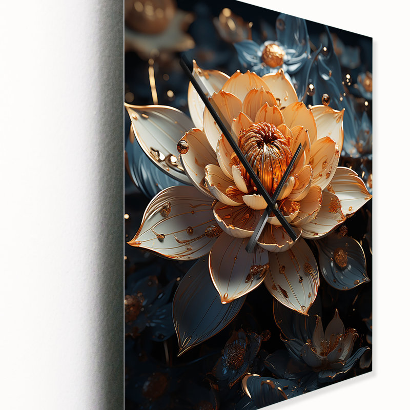 Cyrina - Horloge murale Lotus, Petit