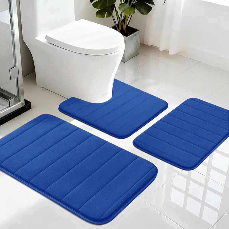 Bath Mat, Denim Blue