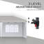 Auvent Outsunny avec parois latérales