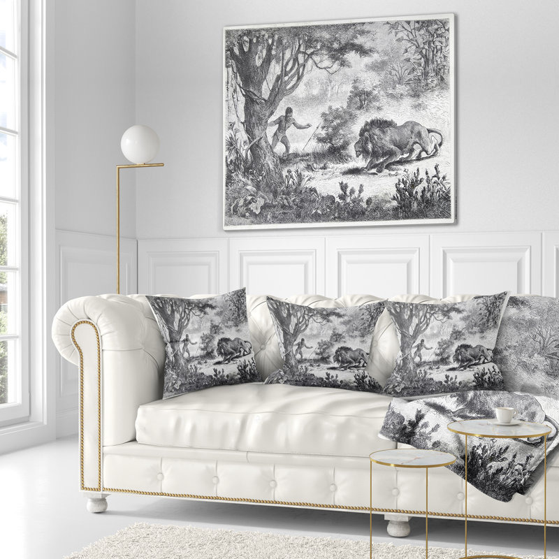 Oreiller en or pour animaux lion, 16 po x 1 po, Coussin décoratif
