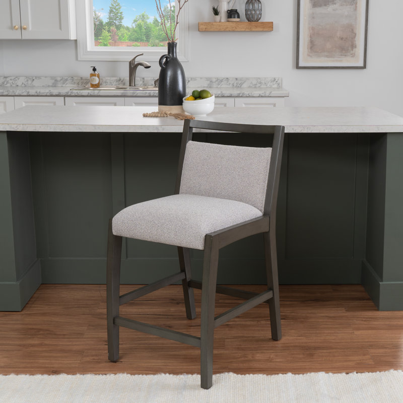 Tabouret de comptoir Skylar, Gris