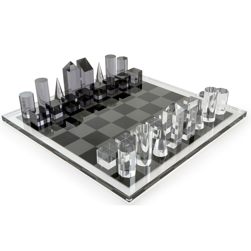 Lucite Chess Set