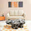 Table basse en forme de papillon avec texture faux travertin-1482264106