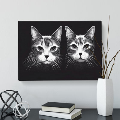 Two Cats Vol.1 - Wrapped Canvas