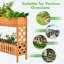 Jardin vertical en bois Deida 13 pi x 38 pi