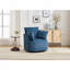 Chaise pivotante rembourrée en velours côtelé-760106810