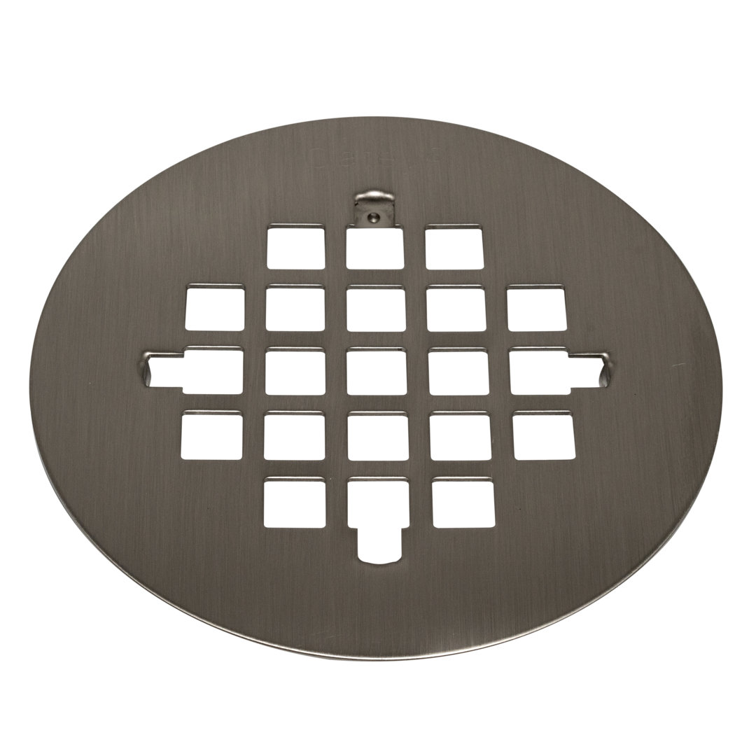 Universal 4-1/4 in. Snap-Tite Round Shower Strainer Oatey