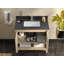  Meuble-lavabo blond naturel 37 po avec plateau gris pierre Redmond