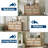 Boho 7-Drawer Dresser in Light Wood, Rattan Storage Cabinet with Gold Handles & Anti-Tip for Bedroom, Modern TV Stand-904787690