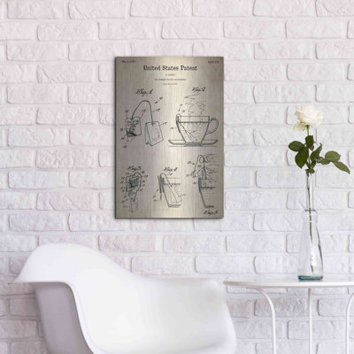 «Tea Bag Blueprint Brevet Parchment» par Patents