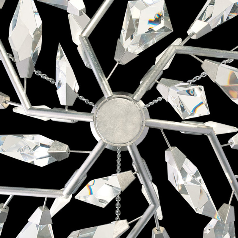 Foret 6 - Light Unique/Statement Pendant, Silver