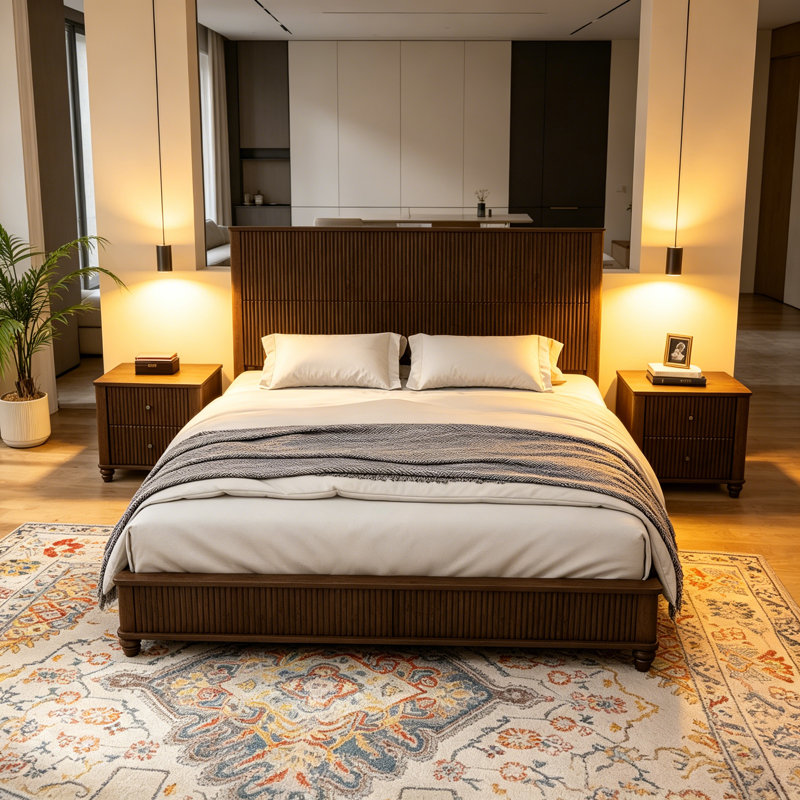 Solid Wood Bed Frame