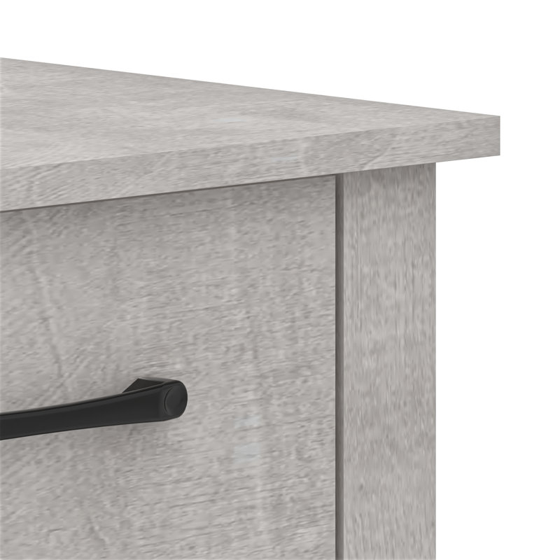 Walter 20.3" 1 Drawer Nightstand, Dusty Gray Oak
