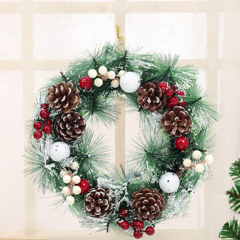 Handcrafted Faux 32cm Wreath