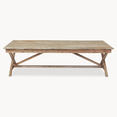 Gia Solid Wood Trestle Coffee Table
