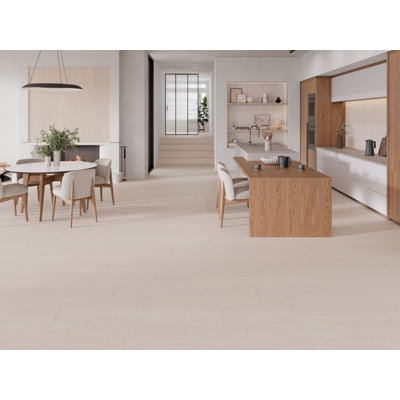 Woodline 8"x48" Plank Wood Look Porcelain Wall and Floor Tile