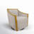 Upholstered Swivel Armchair-1886661992