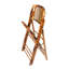 Chaise pliante en bois