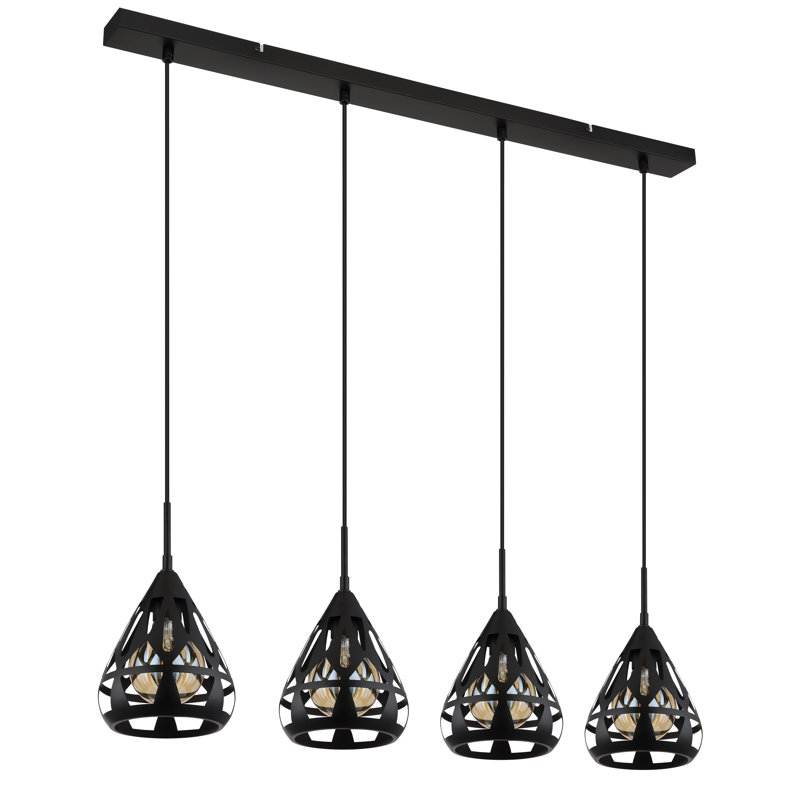 Anngie 4 - Light Matte Black Pendant