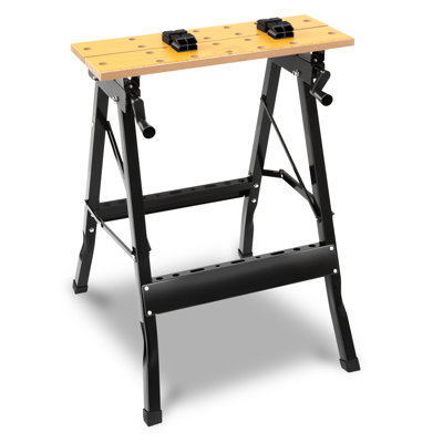 Établi réglable et pliable