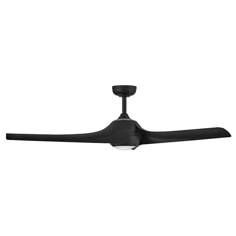 Hinkley Tiburon Ceiling Fan, Matte Black, Matte Black