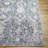 Vivir x Livabliss Lorelai Slate Blue Machine Washable Area Rug-81867016