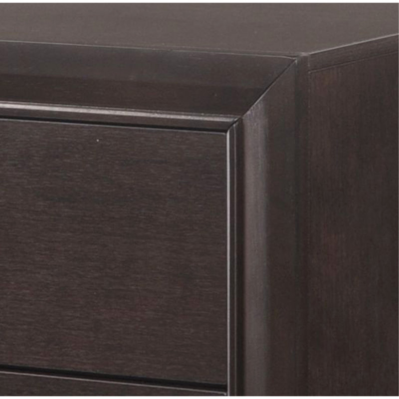 Bali 2-Drawer Nightstand in Espresso