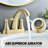 2 Handle 4'' Bathroom Faucet Bathroom Sink Faucet With Pop-up Drain
