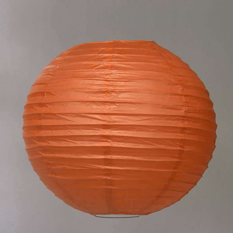 Lanterne en papier, Orange