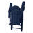 Outdoor Folding Adjustable Adirondack Chair With Hideaway Ottoman & Round Side Table-1018716846