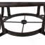 Table de salle à manger d'extérieur en fonte d'aluminium, bronze