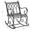 Chaise berçante d'extérieur en métal Anniken-1820180548