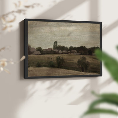 Paysages rétro-CDLxxx - reproduction encadrée - réversible
